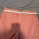 Forever 21 NWOT Dusty Rose/rust brown/ coral/orange color. Flare Fit Cargos. Photo 5