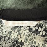 ZARA  Lace Striped Whimsigoth Flower Pattern Short Sleeve Top Size Small Photo 4