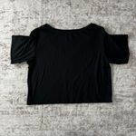 Champion  Cropped Black Shirt Medium Photo 2