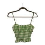 Urban Outfitters  Green Gingham Smocked Crop Top M Cottagecore Coquette Style Photo 2