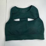 Golds Gym Women’s M Medium Sports Bra Impact Strappy High Support Padded Green Photo 2