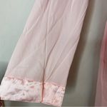 VINTAGE MERVILLE HOUSE DRESS DAY ROBE DUSTER PINK APPLIQUÉ COLLAR SIZE M Size M Photo 4