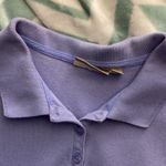 Croft & Barrow  1X Periwinkle Crew Neck Shirt. Photo 3