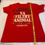 FLAWED Home Alone Merry Christmas ya Filthy Animal T Shirt Large Red Photo 7