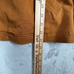 Garnet Hill  Jacket Womens Organic‎ Cotton Utility Full Zip Snap Button Brown 18 Photo 11
