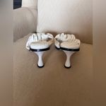 Circus by Sam Edelman CIRCUS SAM EDELMAN Slade Ruffle Vamp White Slip On Heels Shoe Women’s Sz 6.5 EUC Photo 5