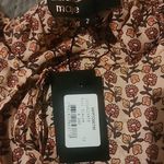 Maje  FLOWERY PRINTED BLOUSE LOLIVATE SIZE 2 Photo 6