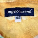 Y2K Pink Yellow Tan Floral Rhinestone Sleeveless Mini Dress 44 / M Angelo Marani Size M Photo 7