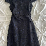 Sam Edelman  Black Lace Midi Dress Photo 0