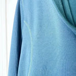 REI Size S Teal Blue Quarter Zip Fleece Lined Pullover Base Layer Gorpcore Photo 4