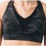 Zyia  Forest Camo Adjustable V Mesh Sports Bra- Small Photo 0