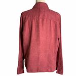 Croft & Barrow Mauve Floral Shirt Jacket 44PE Photo 4