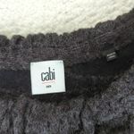 CAbi Waverly Poncho Knit Oversized 3124 Gray Sweater Women's Size Small Photo 4