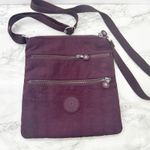 Kipling  Crossbody Eggplant Purple Multiple Pockets Adjustable‎ Strap Photo 0