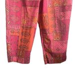 Susan Bristol Pants Women Plus 16 Pink Orange Straight Leg Side Zipper Retro Photo 12