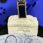 Los Angeles Rose Blue Patterned Tie Back Scrub Top Shirt Size Small S Photo 4