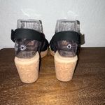 Clarks Collection Self-Attached Sling Back Cork Platform Wedge Sandal Shoes Size 7 Photo 4