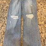 Altar'd State  Light Blue Straight Leg Jeans Button Fly Photo 1