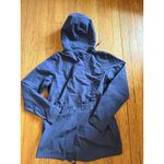 Columbia  Jacket Womens Medium Blue/Gray Hooded Parka Drawstring Waist Pockets Photo 5