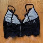 Lottie Moss Black Lacey Bralette Lined Photo 1