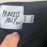 Princess Polly  Black Shelby Mini Skirt size 6 Photo 8