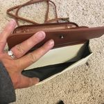 Esprit Vintage  cream and brown crossbody purse Photo 6