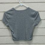 Aritzia Sunday Best Gray Ribbed Tee size S Photo 1