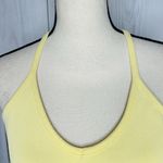 Yogalicious  Rib Seamless Tea Time Bra Yellow Size S Racerback Activewear Photo 1