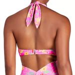 Kate Spade NWOT  Knot-Front Halter Floral One-Piece Swimsuit Photo 2