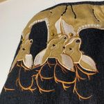 Vintage Lisa International Woman Reindeer‎ Vest Black Size XL Photo 5