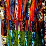 Adore Boho Artsy Patchwork Cowl Jacket Sz S Photo 10