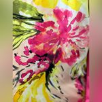 Cacique  Floral Satin Barn Robe Set with Pink and Green Accents Size 14/16 Photo 5