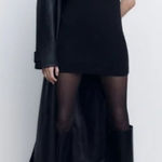 ZARA  Knit Mini Dress Size S in Black Photo 0
