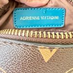 Adrienne Vittadini Adrianne Vittadini Signature Collection Dome Satchel w/Lock Chocolate Teal Bag Photo 8