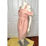 ASOS Maternity Blush Pink Off Shoulder Bardot Dress w/ Bow Detail on the Sleeve Photo 5