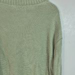 American Eagle  Green V-neck Sweater Photo 5