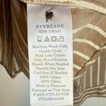 Everlane NWT Woven PJ Top Brown Stripe Button Down Shirt Cotton Sz M Photo 7