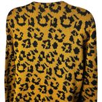 Unif NWOT  Leopard Animal Print Wool Blend Oversized Cardigan Cozy Holiday S Photo 5