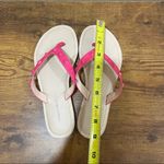 Rebecca Minkoff Womens Fiona Flip Flops Sandals Pink Studded Sz 6.5 M Beachy EUC Photo 6
