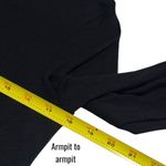 Z Supply NEW Black 100% Cotton Ruched Cuff Long Sleeve Capsule Coastal Chic M Photo 9