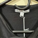 Reformation NWT  black blouse top size medium Shae Knit Top Photo 1