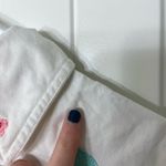 Breckenridge Vintage  women’s white floral butterfly embroidered button‎ jacket M Photo 4