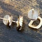 Initial Letter Stud Earrings Photo 3