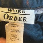 Vintage Butterfly‎ Print Rayon Blend Pants Dressy Career Size 10 Black Photo 1