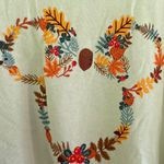 Disney  Mickey Mouse Fall heavy weight Floral Cream Long Sleeve Top Photo 1
