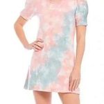 BB Dakota x Steve Madden Cosmic Girl Terry Mini Sweatshirt Dress. Size small Pink Photo 0