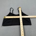 No Boundaries  2 Pack Sports Bra Crop Top Bralette XL Black Seamless Adjustable Photo 3