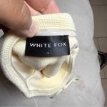 White Fox Boutique  Cream Ribbed Knit Tube Top SZ:S Photo 5