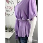 Cute Flowy Top Size L Purple Size L Photo 2