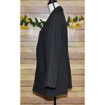 Sag Harbor Vintage  Ladies Blazer Jacket Black Gold Button Collared Size 14 Retro Photo 3